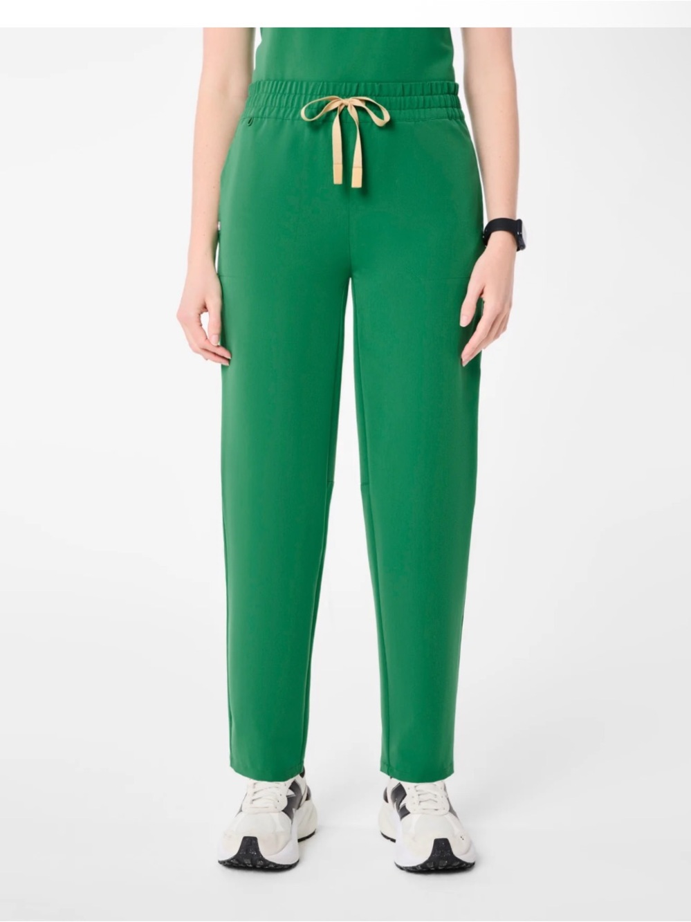 Indocyanine Green High Waisted Sheridan - Relaxed Barrel Scrub Pant